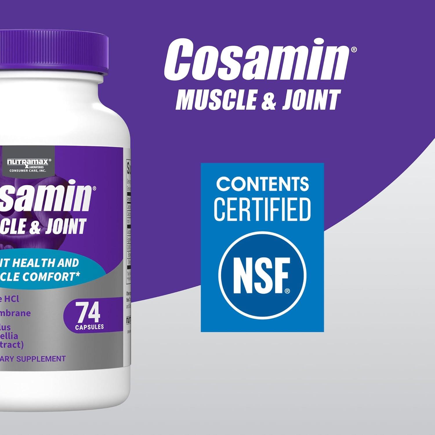 image:imageCosamin Nutramax Muscle amp Joint Works to Decrease Cartilage Breakdown Joint Health Supplement Adult Men and Women Joint Health 74 Capsules