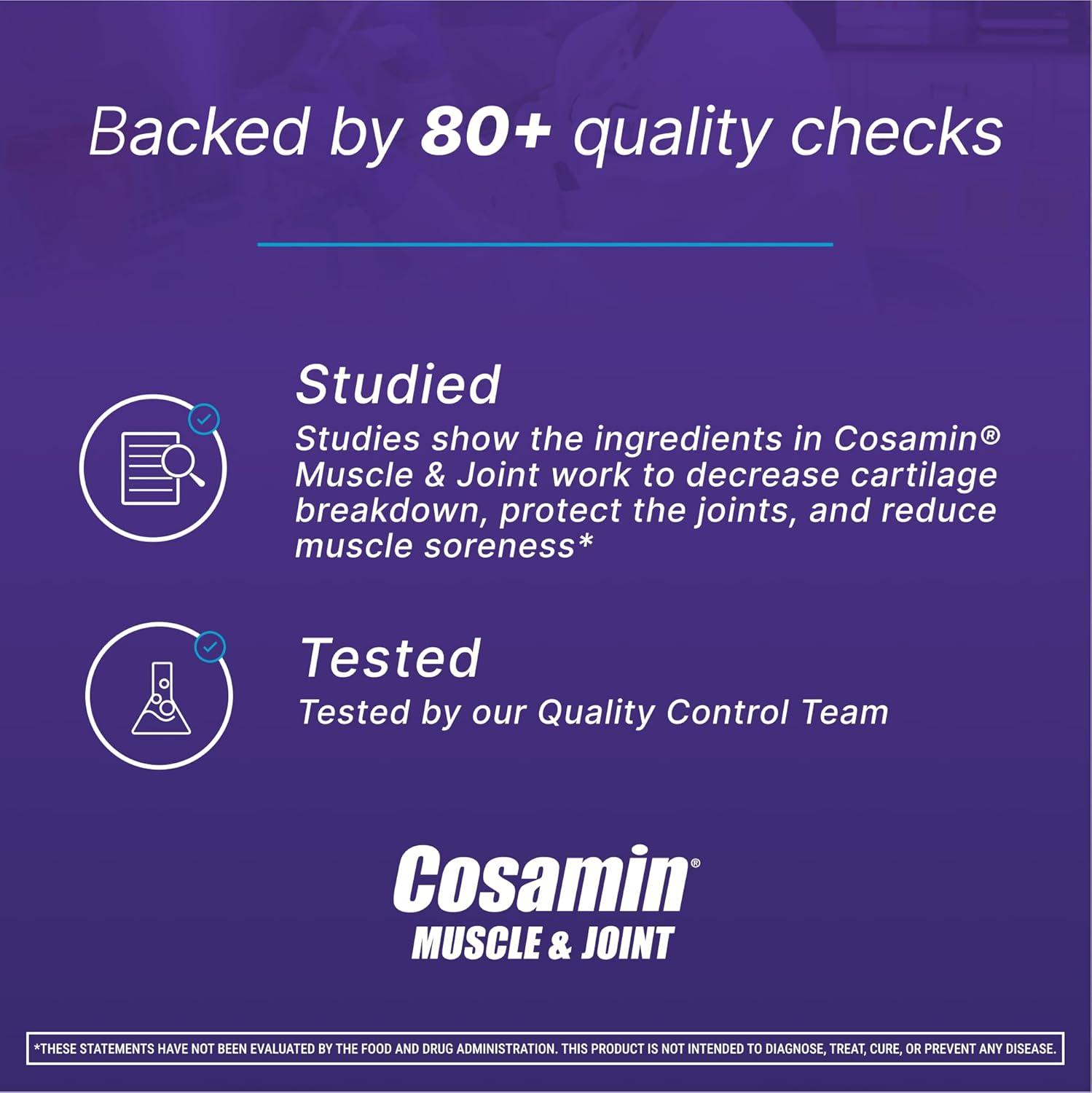image:imageCosamin Nutramax Muscle amp Joint Works to Decrease Cartilage Breakdown Joint Health Supplement Adult Men and Women Joint Health 74 Capsules
