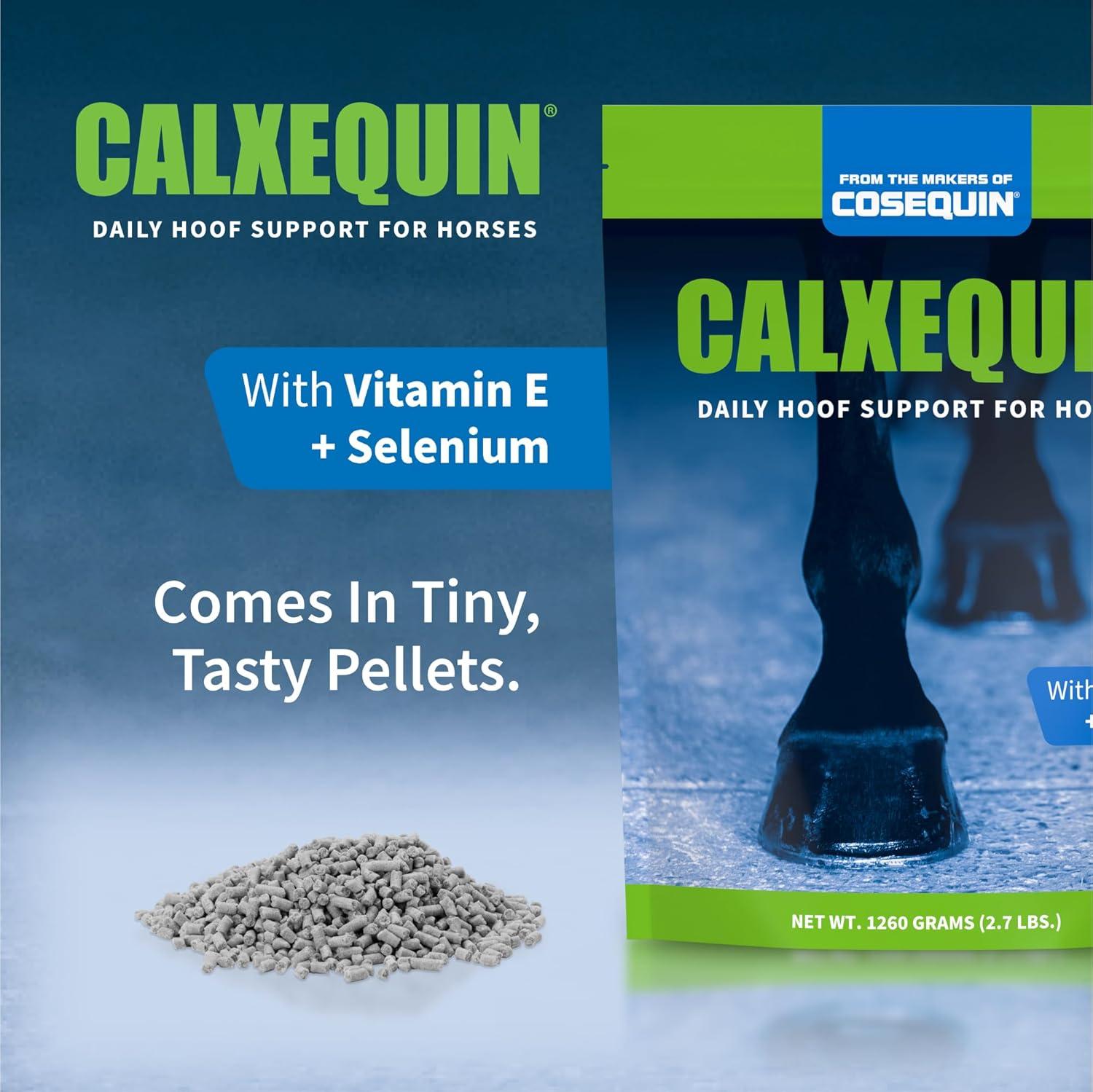 image:imageNutramax Calxequin Pellets Daily Hoof Support for Horses with Biotin Vitamin E amp Selenium 1260 Grams from The Makers of Cosequin