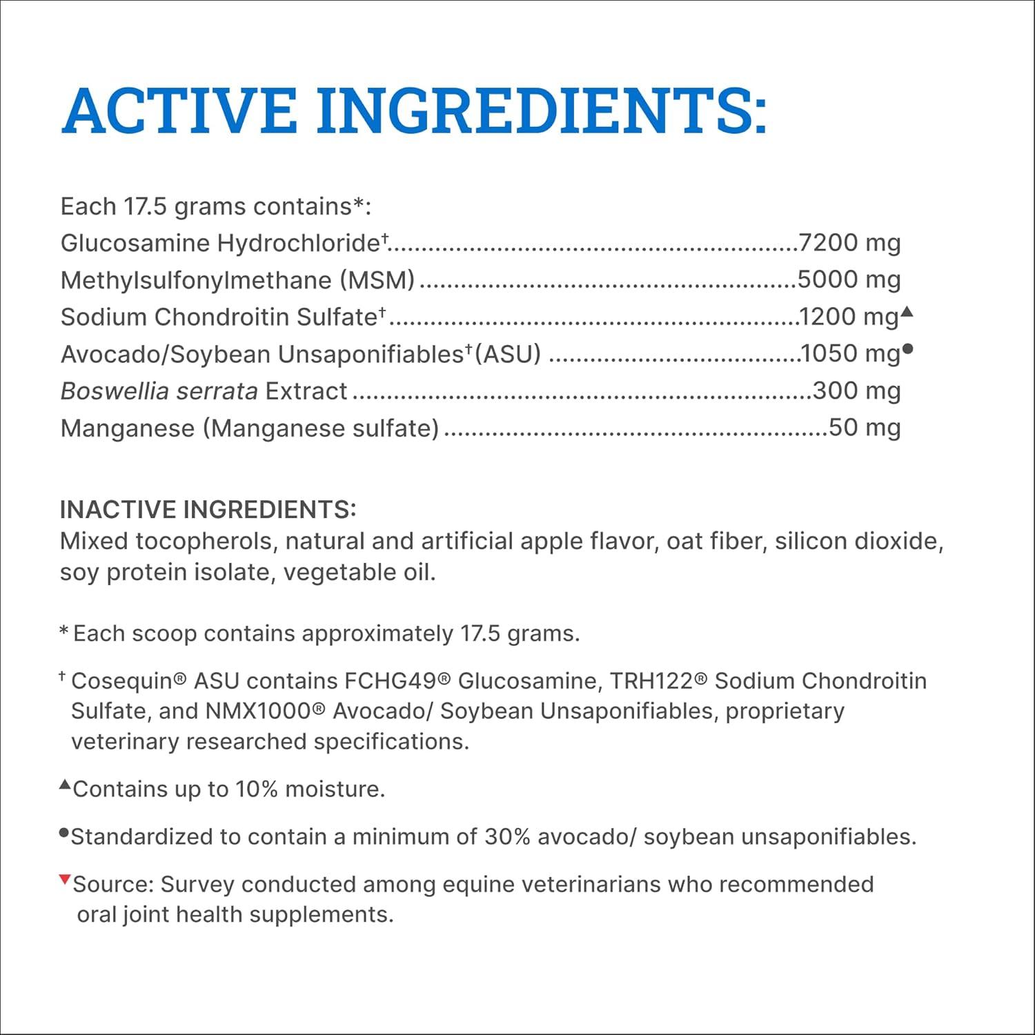 image:imageNutramax Cosequin ASU Pellets Joint Health Supplement for Horses Pellets with Glucosamine and Chondroitin 1420 Grams1420gm