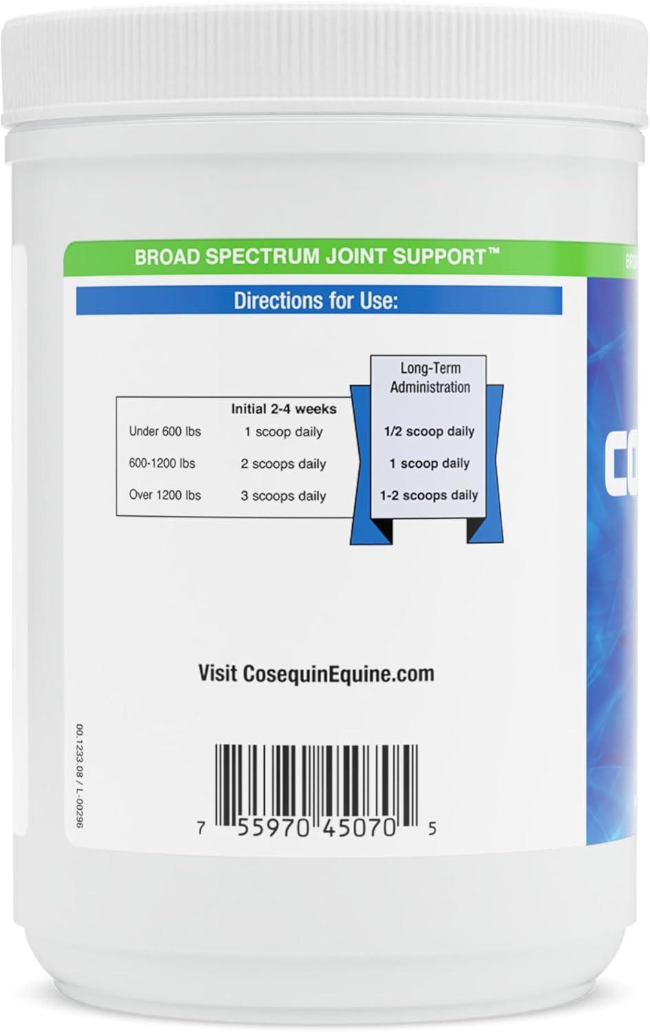 image:imageNutramax Cosequin ASU Pellets Joint Health Supplement for Horses Pellets with Glucosamine and Chondroitin 1420 Grams500g