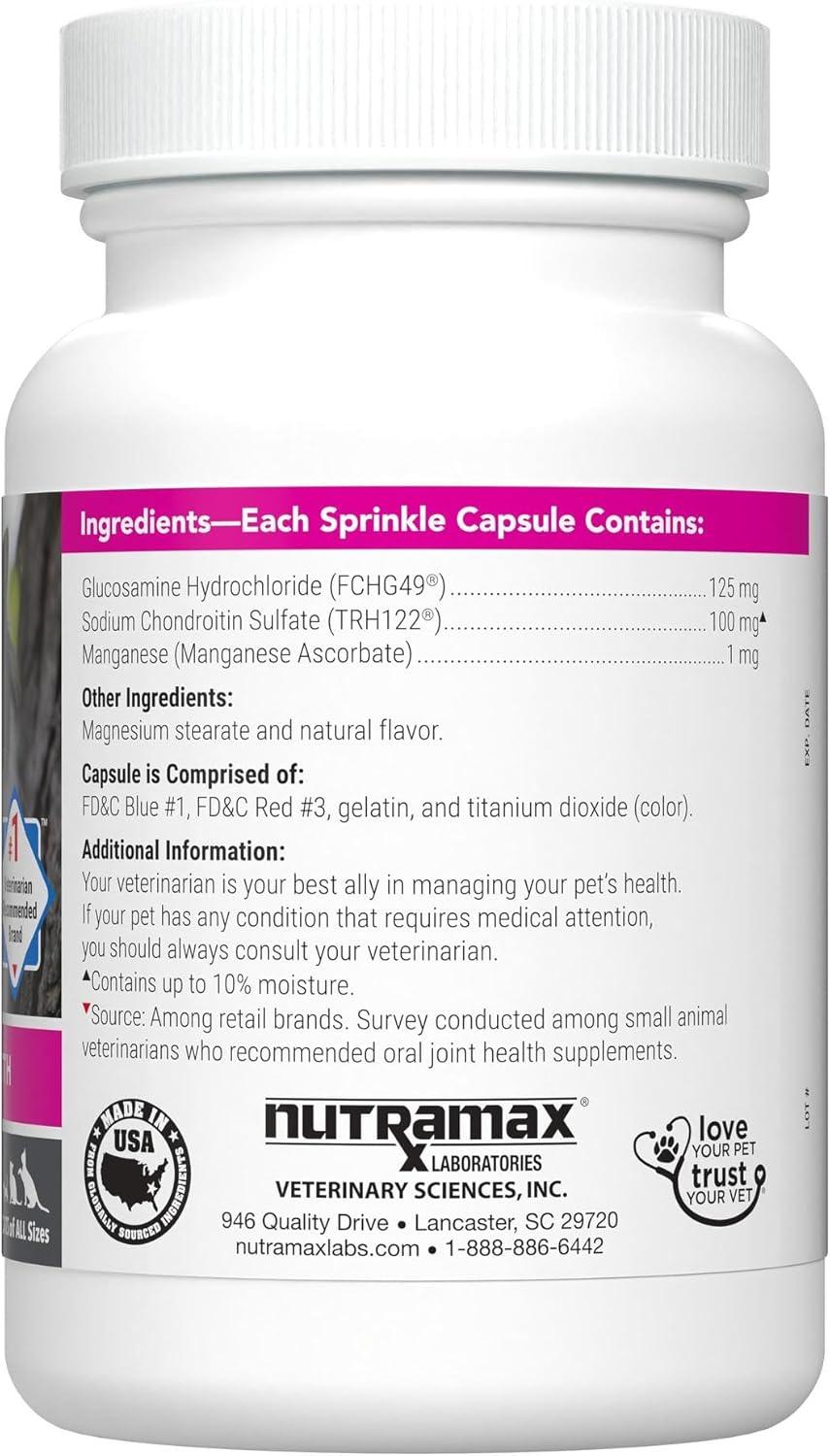 image:imageNutramax Cosequin for Cats Joint Health Supplement Contains Glucosamine for Cats Plus Chondroitin and Boswellia Supports Healthy Joints For All Breeds and Sizes Sprinkle Capsules 60 Count110 Count