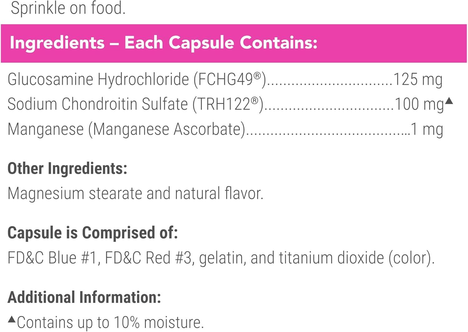 image:imageNutramax Cosequin for Cats Joint Health Supplement Contains Glucosamine for Cats Plus Chondroitin and Boswellia Supports Healthy Joints For All Breeds and Sizes Sprinkle Capsules 60 Count80 Count Pack of 2