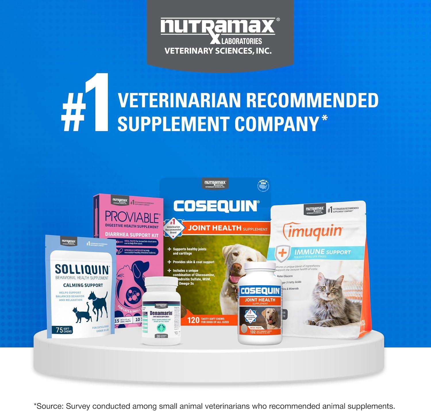 image:imageNutramax Cosequin for Cats Joint Health Supplement Contains Glucosamine for Cats Plus Chondroitin and Boswellia Supports Healthy Joints For All Breeds and Sizes Sprinkle Capsules 60 Count80 Count Pack of 2