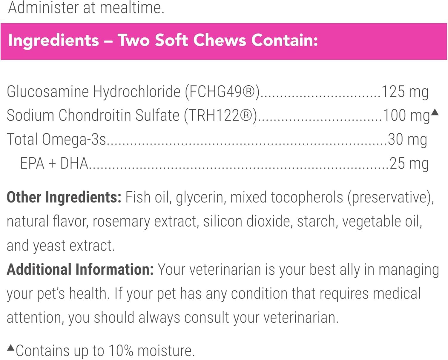 image:imageNutramax Cosequin for Cats Joint Health Supplement Contains Glucosamine for Cats Plus Chondroitin and Omega3s Supports Joint and Skin and Coat Health Soft Chews 60 Count60 Count