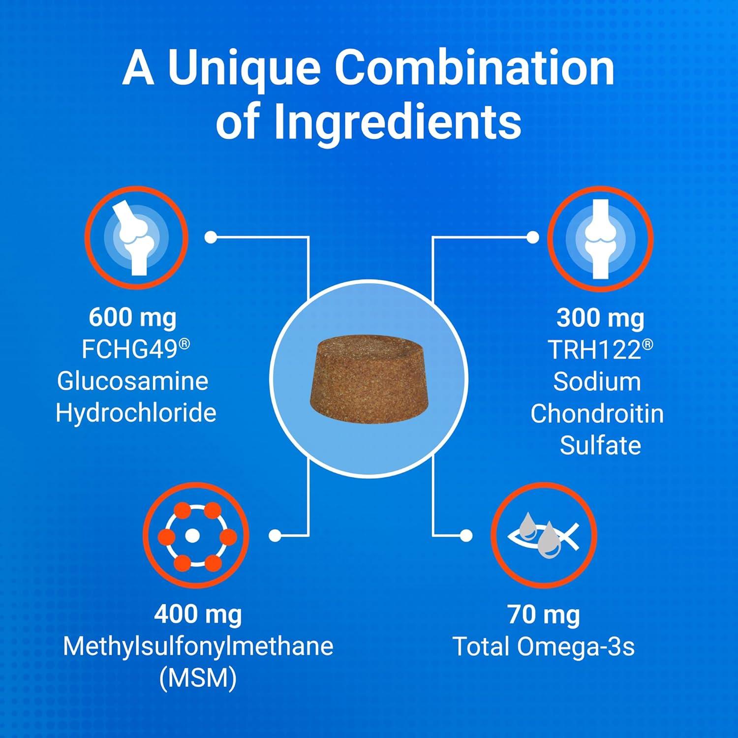 image:imageNutramax Cosequin for Dogs Joint Health Supplement Contains Glucosamine Plus Chondroitin MSM and Omega3s Supports Joint and Skin and Coat Health Soft Chews 120 Count