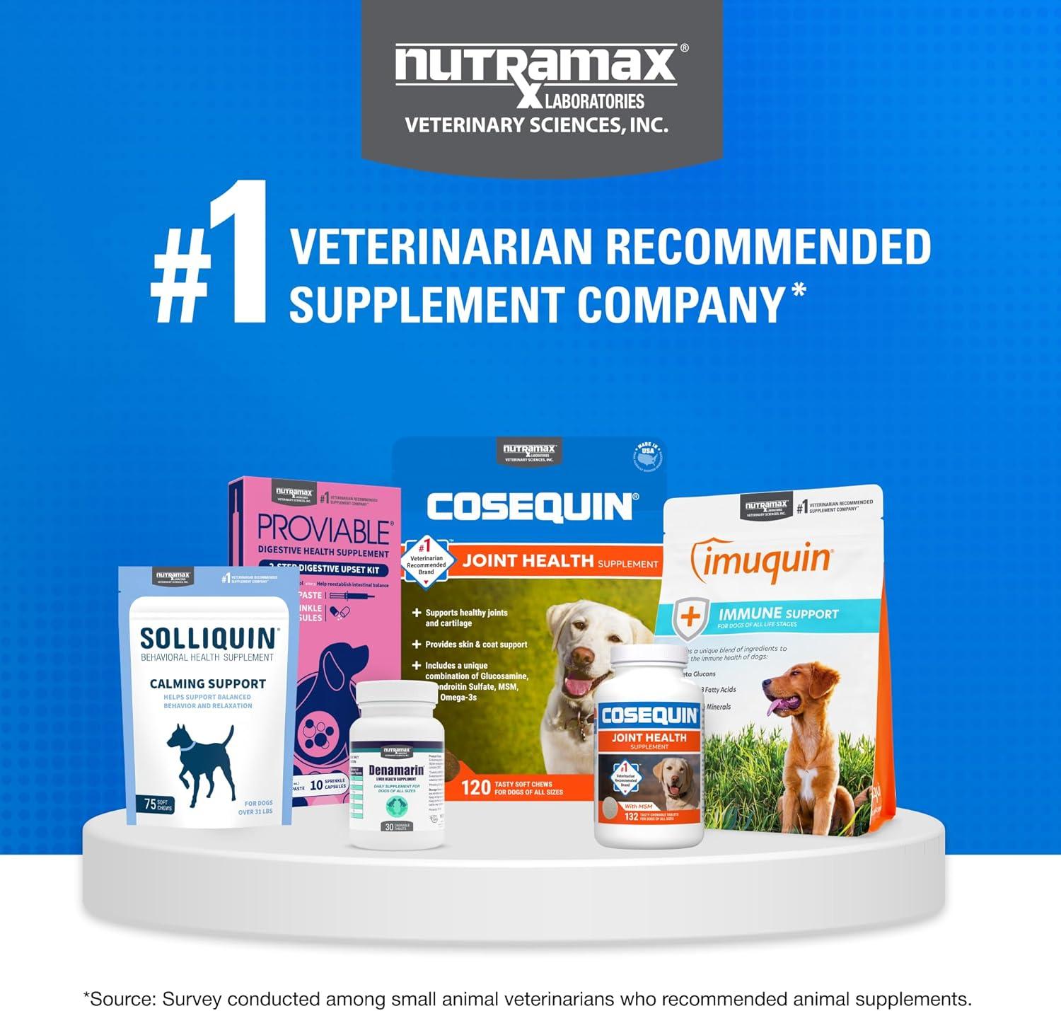 image:imageNutramax Cosequin for Dogs Joint Health Supplement Contains Glucosamine for Dogs Plus Chondroitin and MSM Supports Healthy Joints Chewable Tablets 250 Count132 count Pack of 2