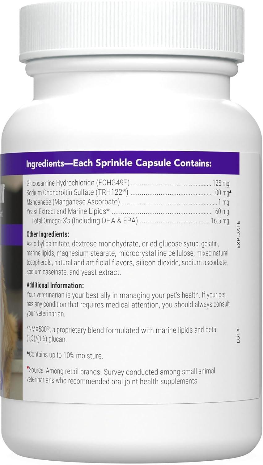 image:imageNutramax Cosequin for Senior Cats Joint Health Supplement Contains Glucosamine for Cats Plus Chondroitin Supports Joint Skin and Coat and Immune Health Sprinkle Capsules 60 Count