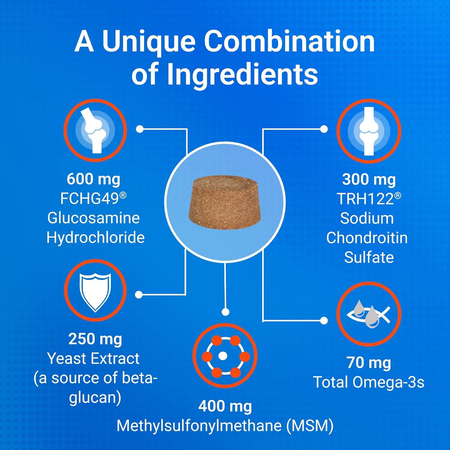 image:imageNutramax Cosequin for Senior Dogs Joint Health Supplement Contains Glucosamine for Dogs Chondroitin MSM Omega3s and BetaGlucan Supports Joint Skin and Coat Immune Health Soft Chews 60 Count120 ct