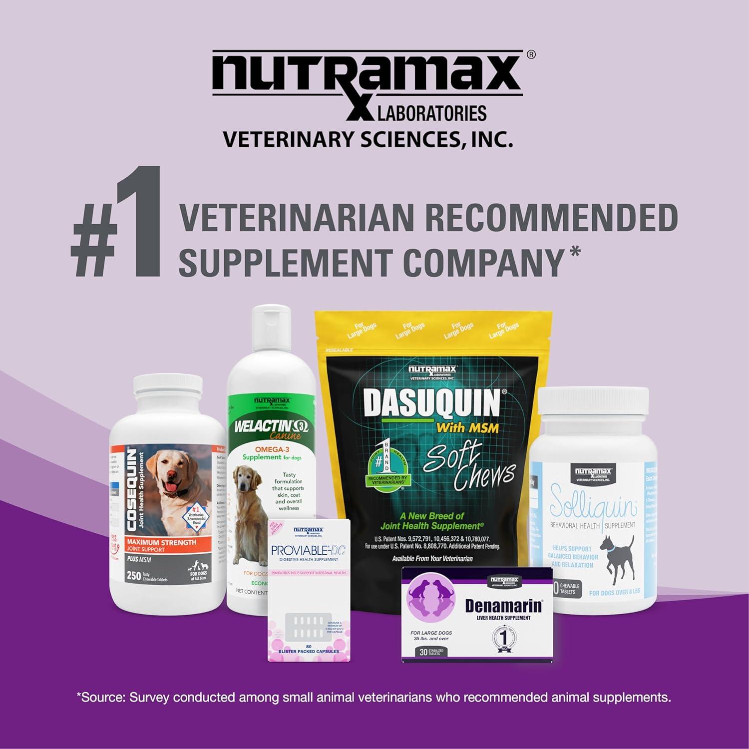 image:imageNutramax Dasuquin Joint Health Supplement for Cats With Glucosamine Chondroitin ASU Boswellia Serrata Extract Green Tea Extract and Omega3 84 Soft Chews84 Count Pack of 1
