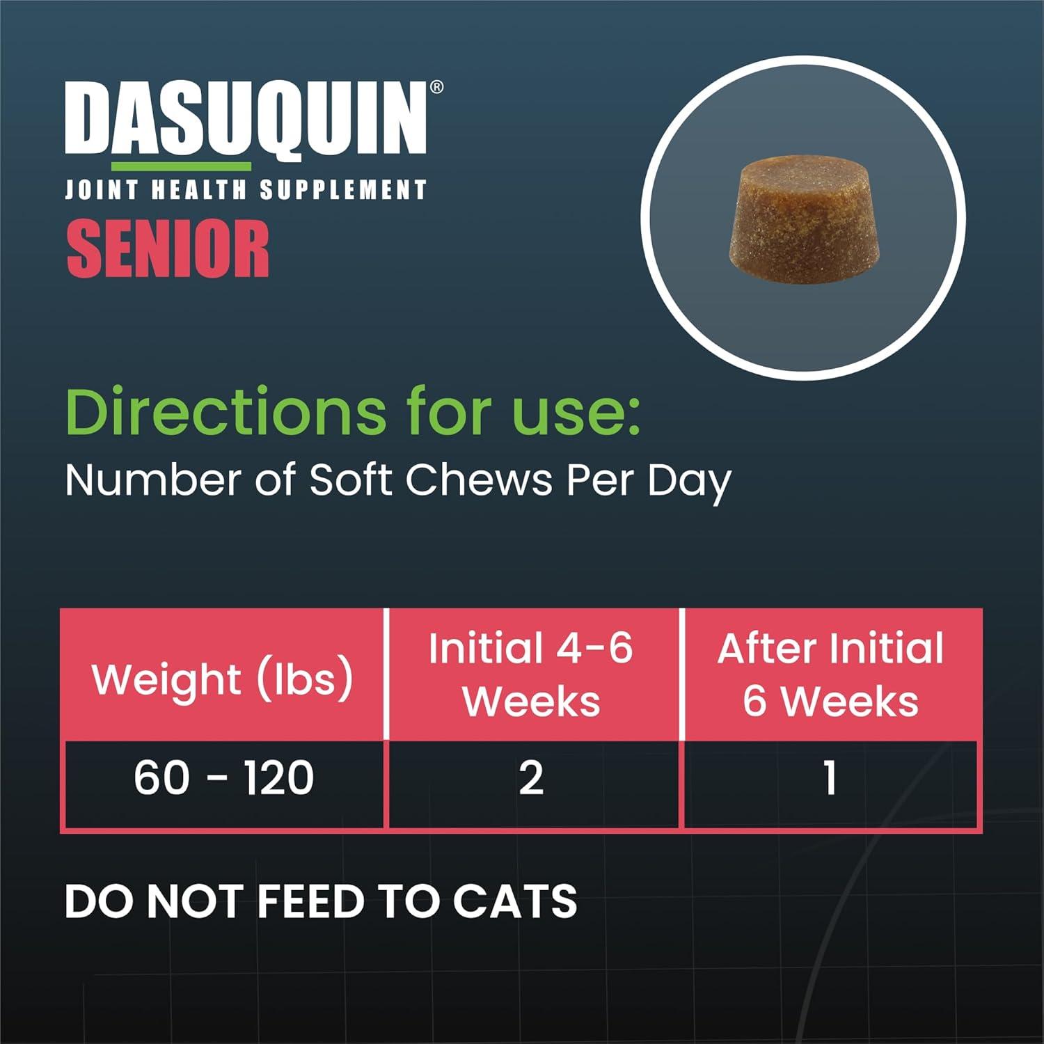 image:imageNutramax Dasuquin Joint Health Supplement for Small to Medium Senior Dogs for Immune Support Skin amp Coat Health and Brain Health 84 Soft ChewsLarge Dog