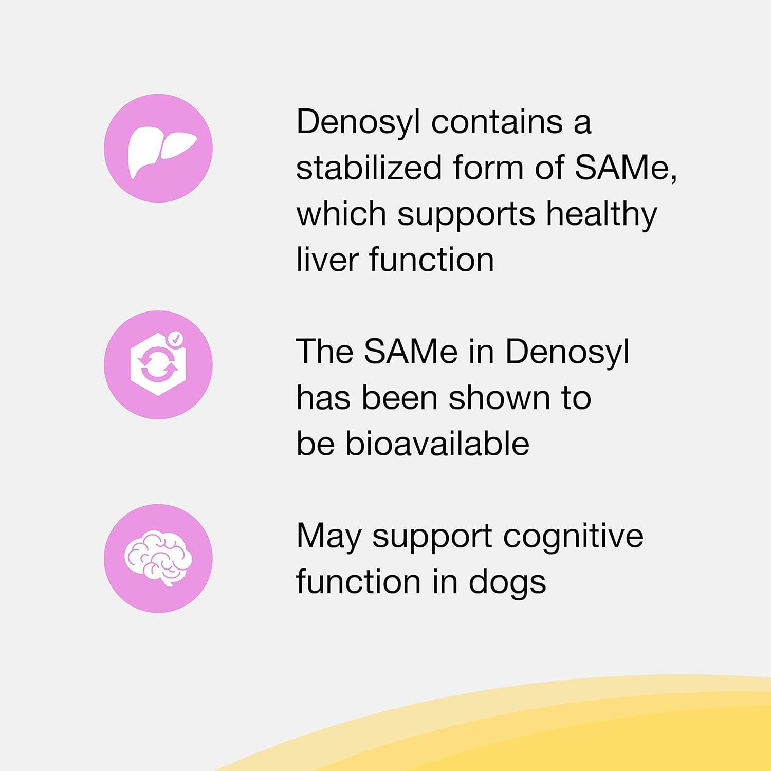 image:imageNutramax Denosyl Liver and Brain Health Supplement for Small Dogs and Cats With SAdenosylmethionine SAMe 30 TabletsSmall DogCat Under 12 lbs
