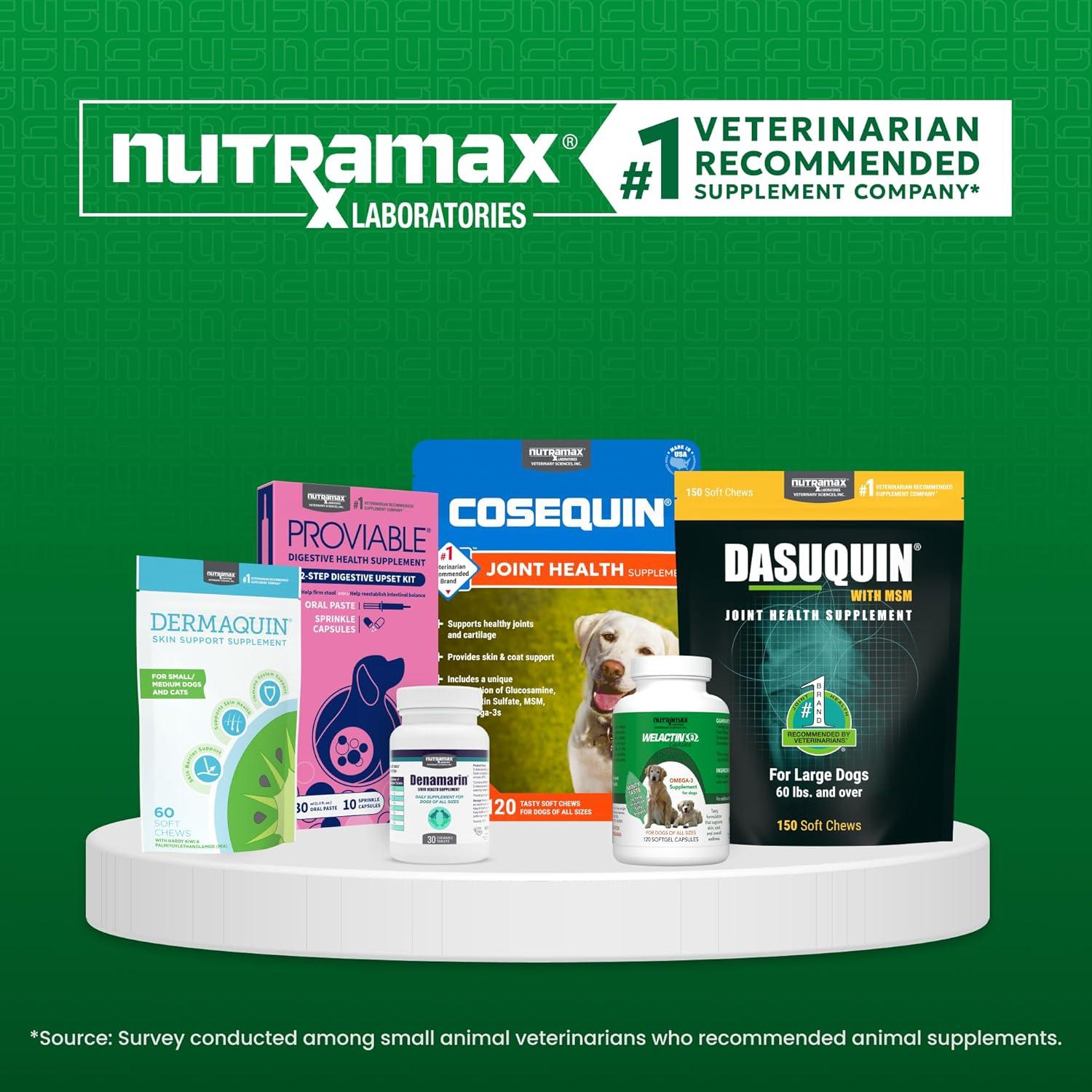 image:imageNutramax Dermaquin Skin Support Supplement for Small to Medium Dogs and Cats Supports Healthy Response to Allergens with Hardy Kiwi Omega3s and More Tasty Soft Chews 60 Count60 ct SmMed Dog and Cat