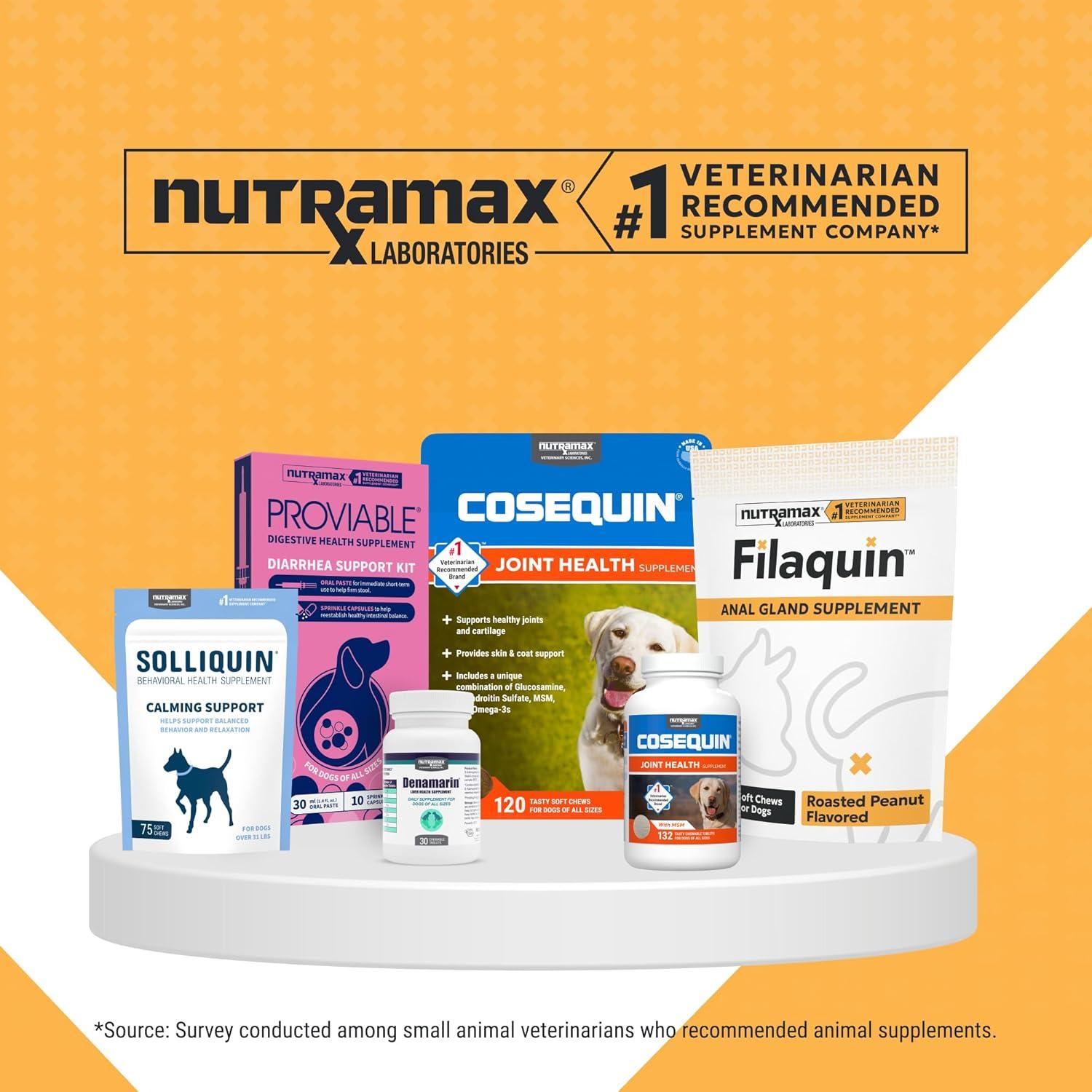 image:imageNutramax Filaquin Anal Gland Supplement for Dogs from The Same Company as Cosequin amp Proviable with Pre amp Postbiotics and Psyllium Husk Fiber to Support Anal Gland Health 90 Count Soft Chews