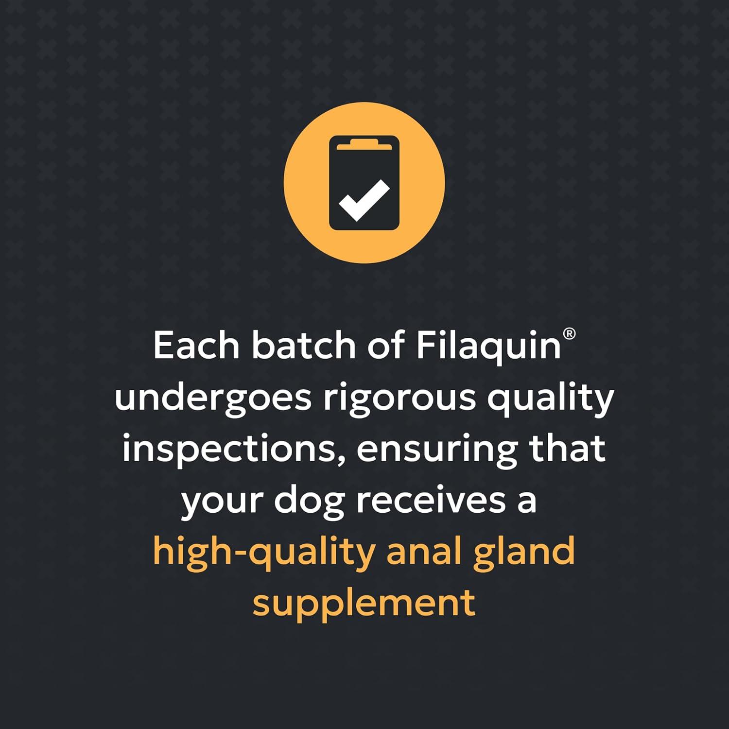image:imageNutramax Filaquin Anal Gland Supplement for Dogs from The Same Company as Cosequin amp Proviable with Pre amp Postbiotics and Psyllium Husk Fiber to Support Anal Gland Health 90 Count Soft Chews