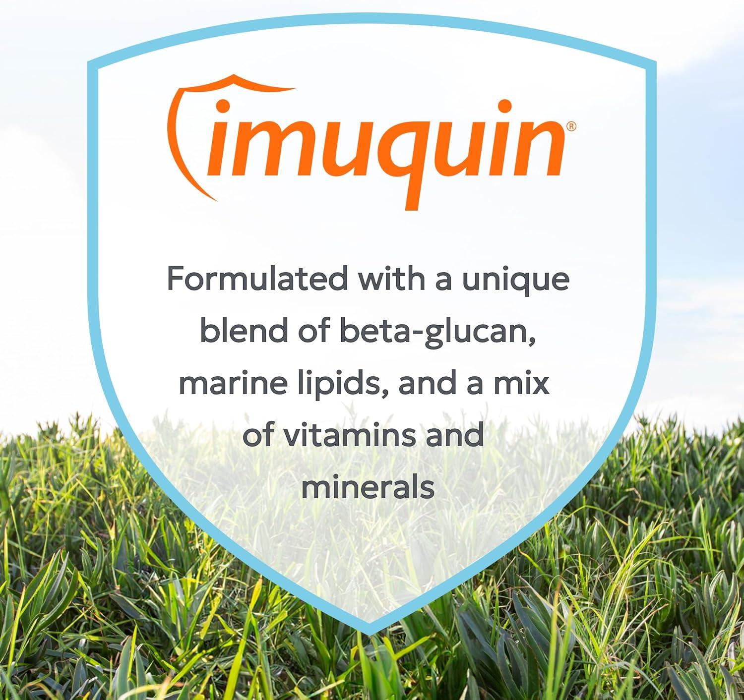 image:imageNutramax Imuquin Immune Health Supplement Powder for Cats with Beta Glucans Marine Lipids Vitamins and Minerals 30 Packets Updated Version60 packets