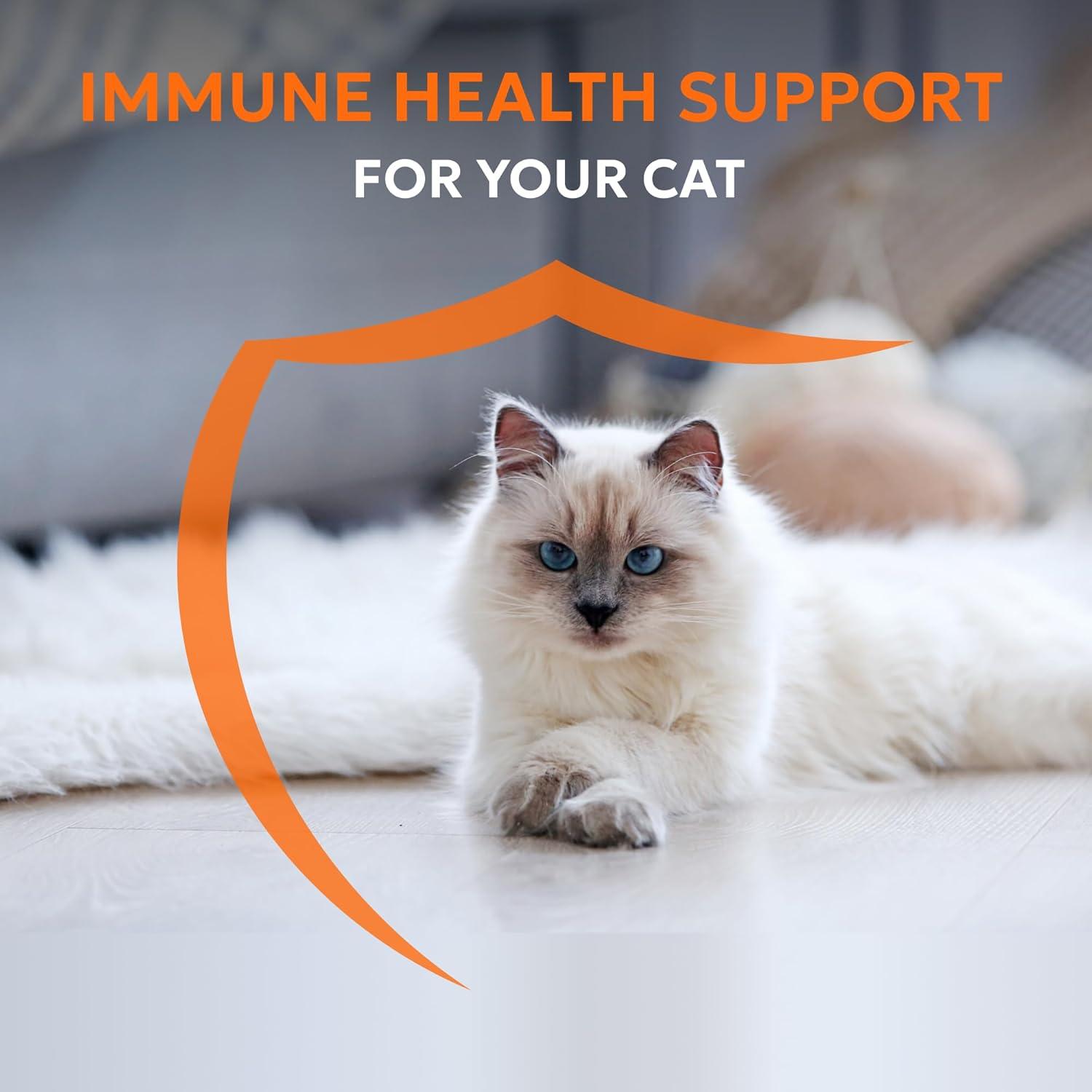 image:imageNutramax Imuquin Immune Health Supplement Powder for Cats with Beta Glucans Marine Lipids Vitamins and Minerals 30 Packets Updated Version60 packets