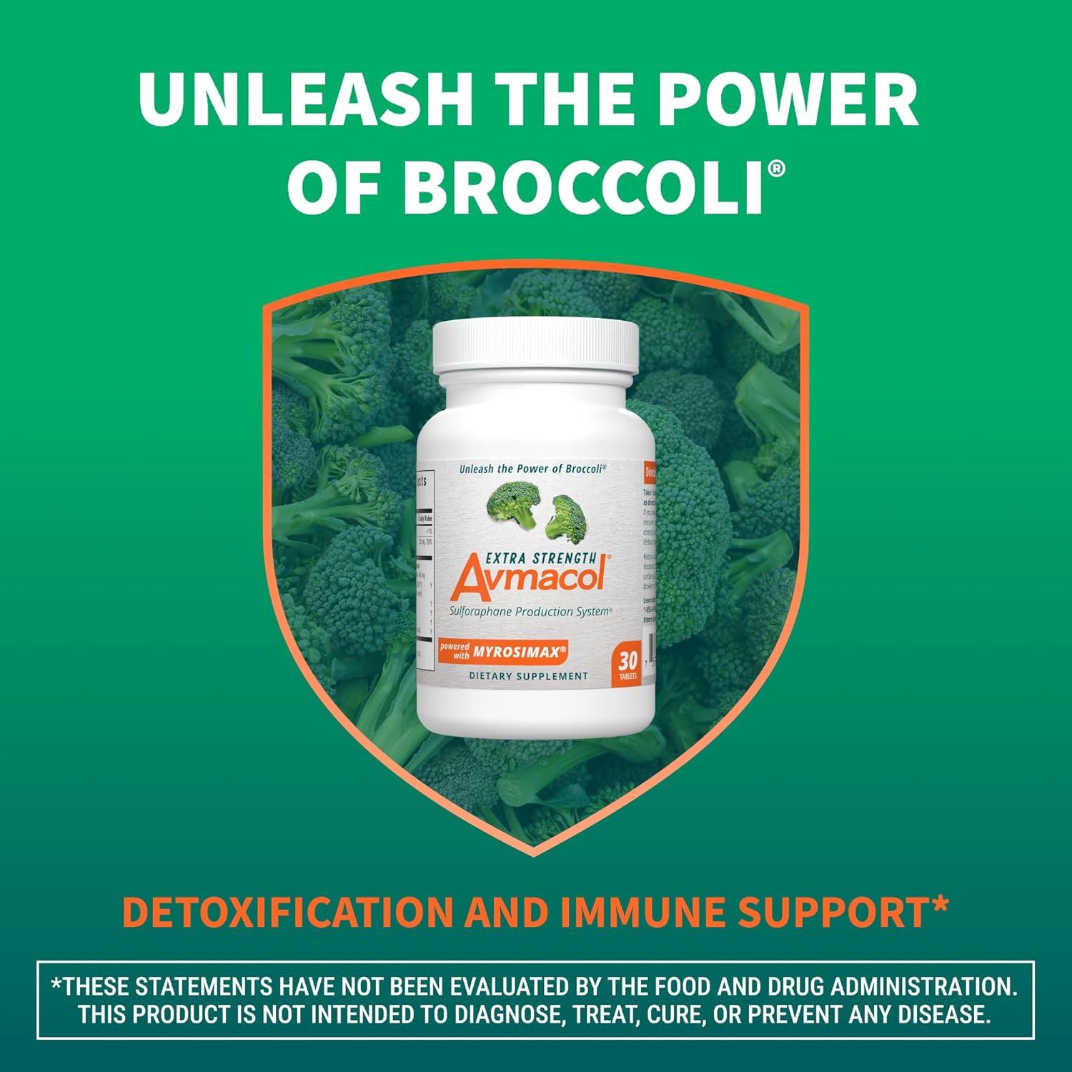 image:imageNutramax Laboratories Avmacol Extra Strength 1 Researched SulforaphaneProducing Brand for Detoxification with Glucoraphanin and Active Myrosinase Immune Health Adults amp Children 30 Tablets30 Count Pack of 1