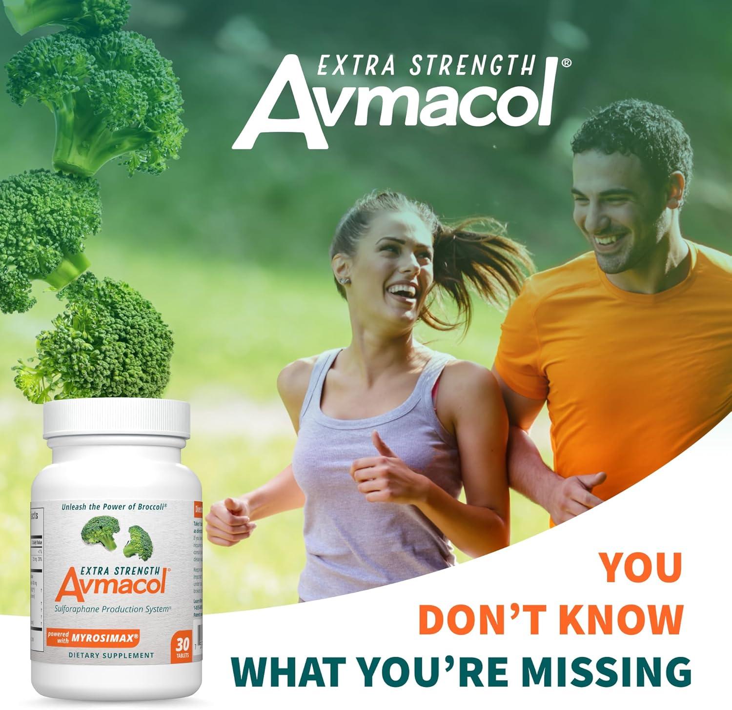 image:imageNutramax Laboratories Avmacol Extra Strength 1 Researched SulforaphaneProducing Brand for Detoxification with Glucoraphanin and Active Myrosinase Immune Health Adults amp Children 30 Tablets30 Count Pack of 1