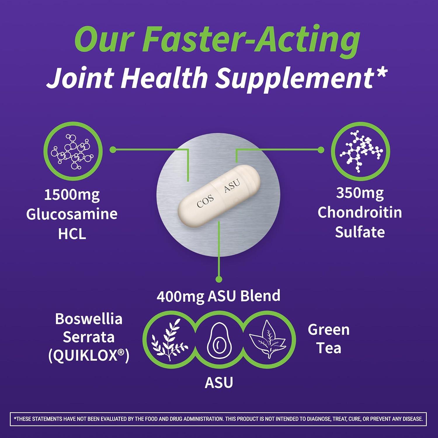 image:imageNutramax Laboratories Cosamin ASU Joint Health Supplement with Glucosamine Chondroitin amp ASU for Adult Men amp Women Joint Supplement 150 Capsules150 Count Pack of 1