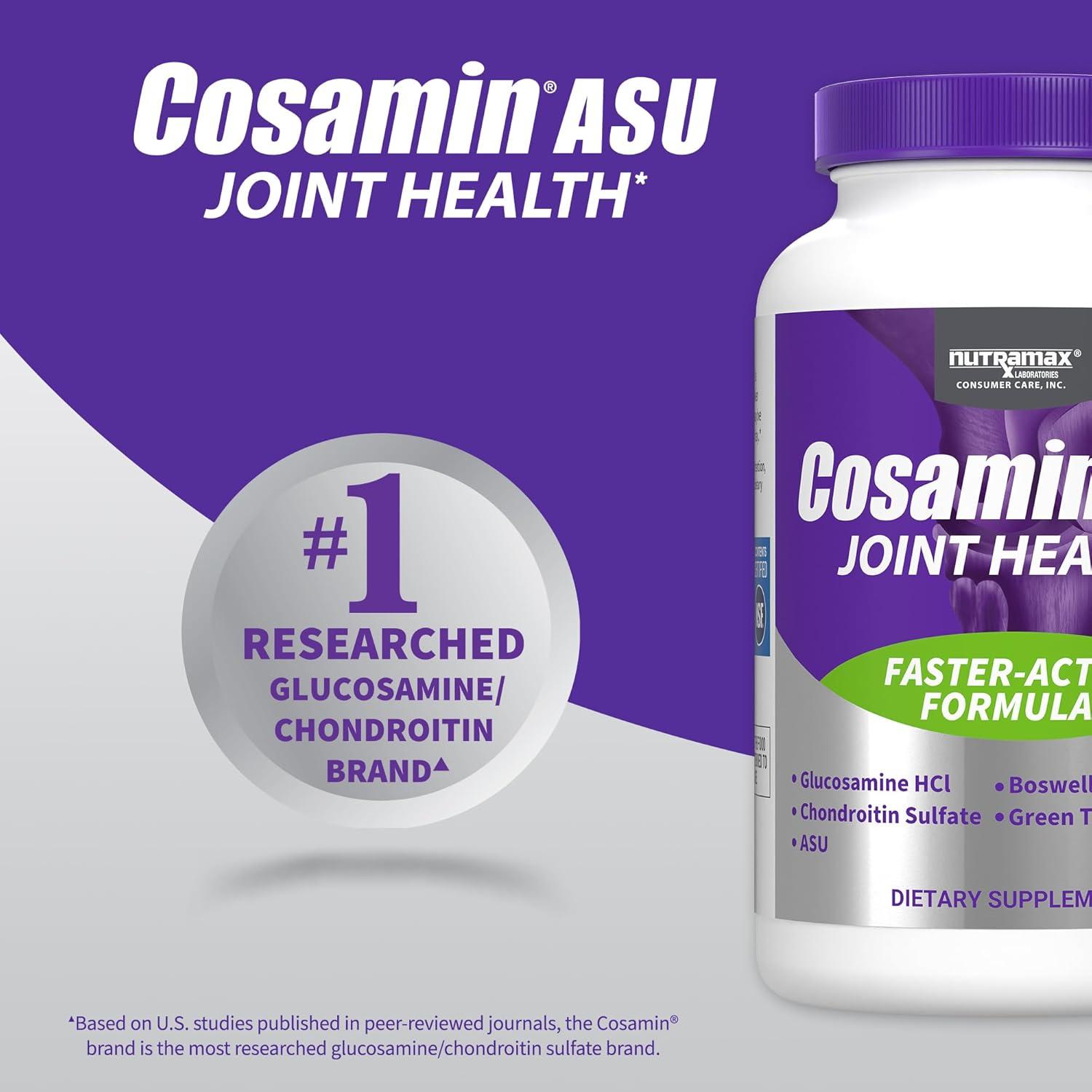 image:imageNutramax Laboratories Cosamin ASU Joint Health Supplement with Glucosamine Chondroitin amp ASU for Adult Men amp Women Joint Supplement 150 Capsules150 Count Pack of 1