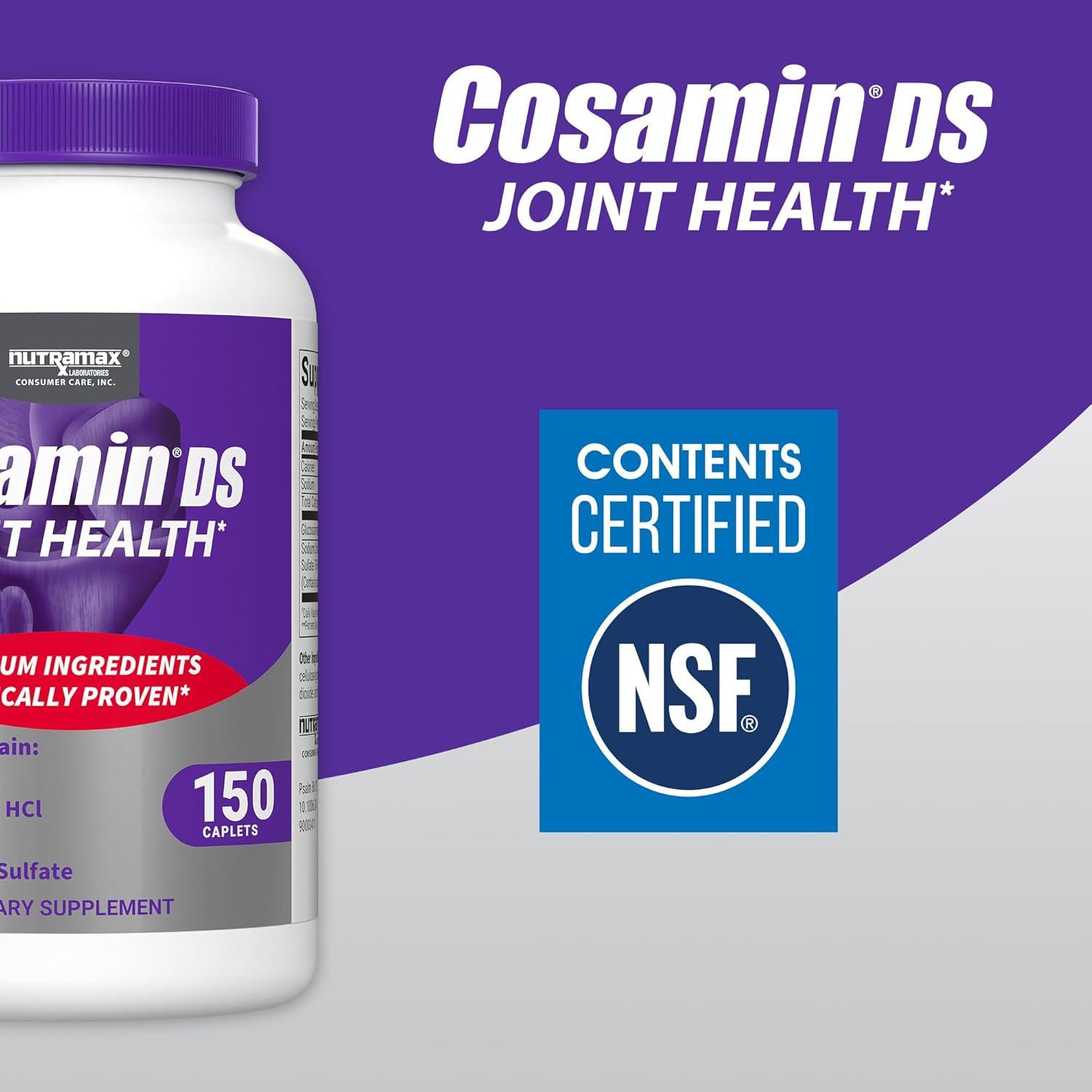 image:imageNutramax Laboratories Cosamin DS Joint Health Supplement with Glucosamine amp Chondroitin for Adult Men amp Women Joint Supplement 180 Capsules150 Caplets