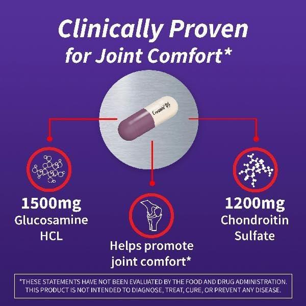 image:imageNutramax Laboratories Cosamin DS Joint Health Supplement with Glucosamine amp Chondroitin for Adult Men amp Women Joint Supplement 180 Capsules210 Count Pack of 1