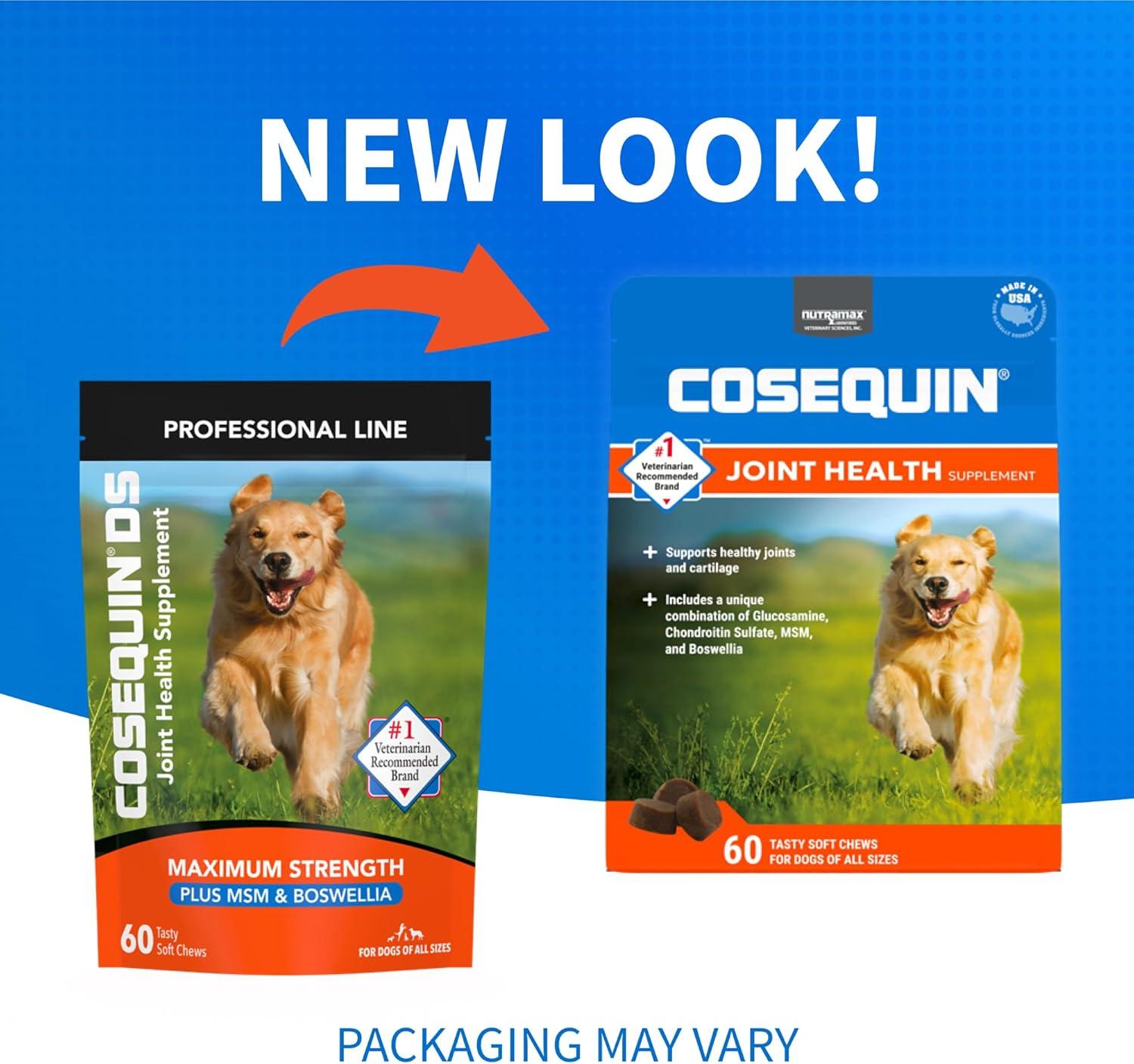 image:imageNutramax Laboratories Cosequin DS Plus MSM Professional Line for Dogs 60 Soft Chews2 Pack