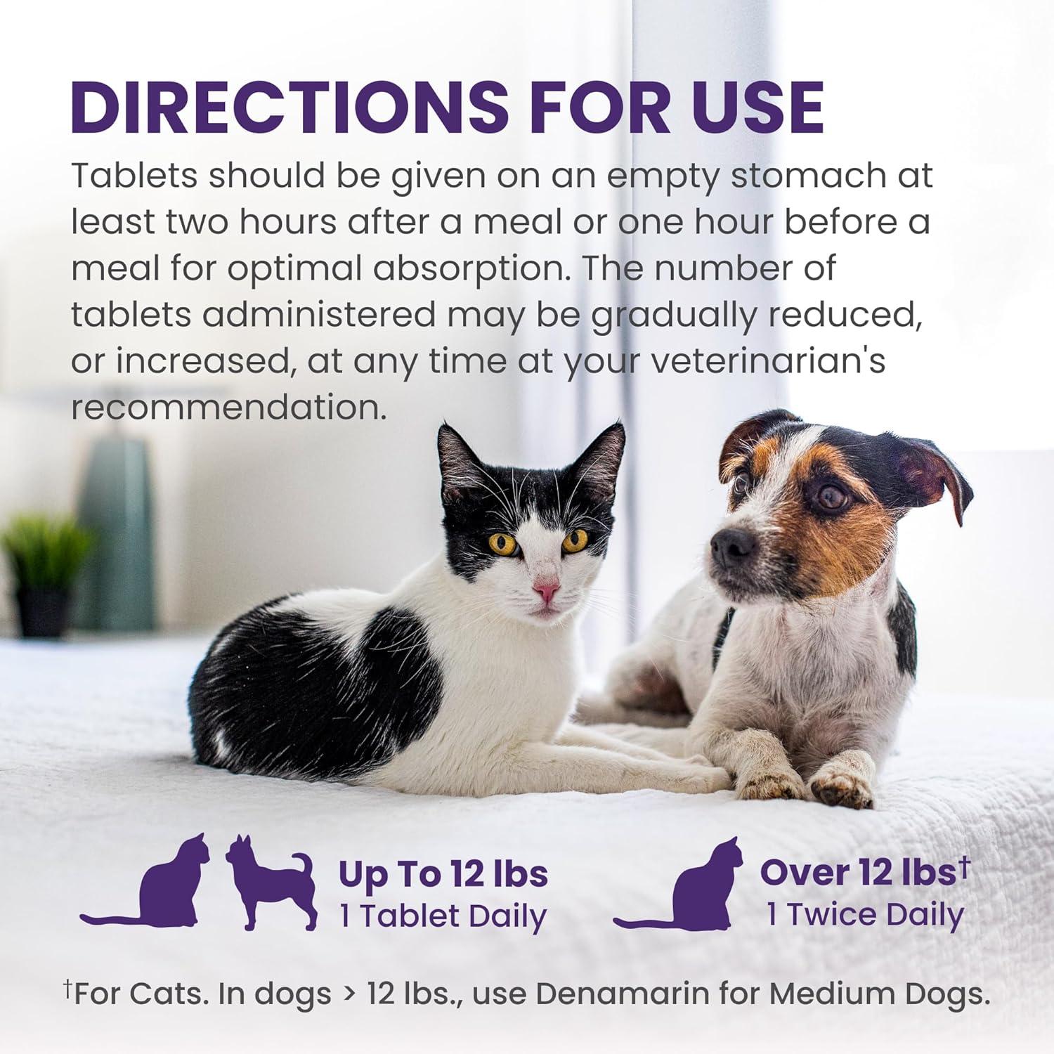 image:imageNutramax Laboratories Denamarin Liver Health Supplement for Small Dogs and Cats With SAdenosylmethionine SAMe and Silybin 30 Tablets