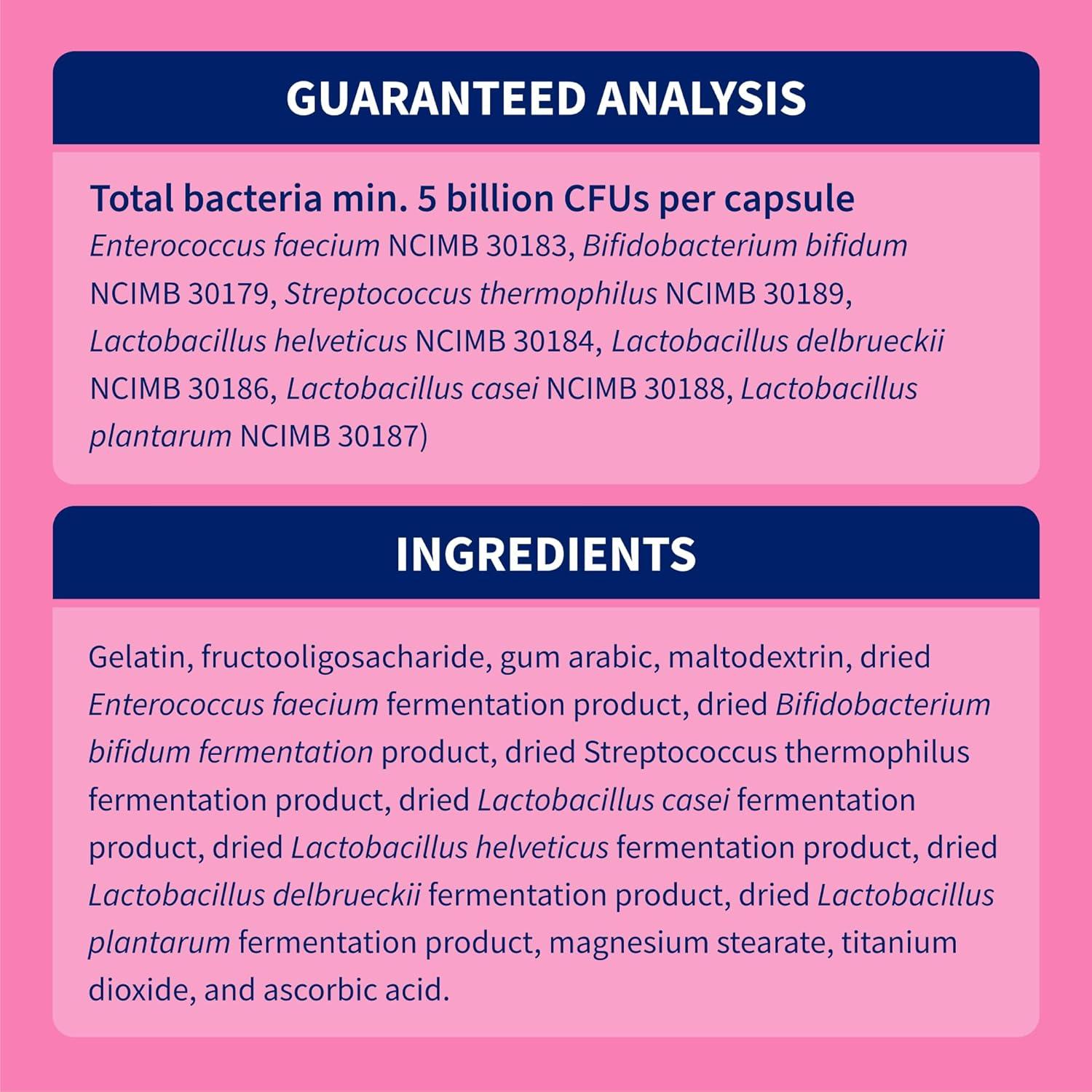 image:imageNutramax Proviable Probiotics for Dogs and Cats Daily Digestive Health Supplement with Multiple Strains of Bacteria Cat and Dog Probiotics Plus Prebiotics 80 Capsules80 Count
