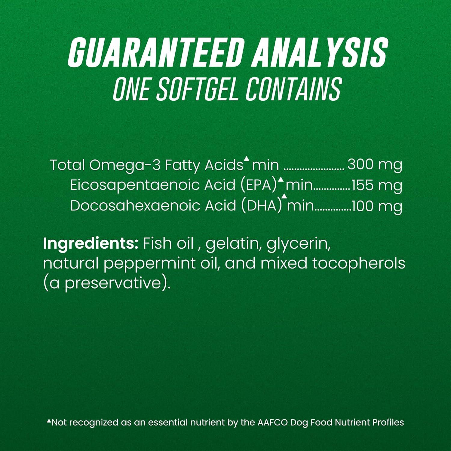 image:imageNutramax Welactin Canine Softgels Omega 3 Supplement for Dogs of all Sizes Softgels 120 Count