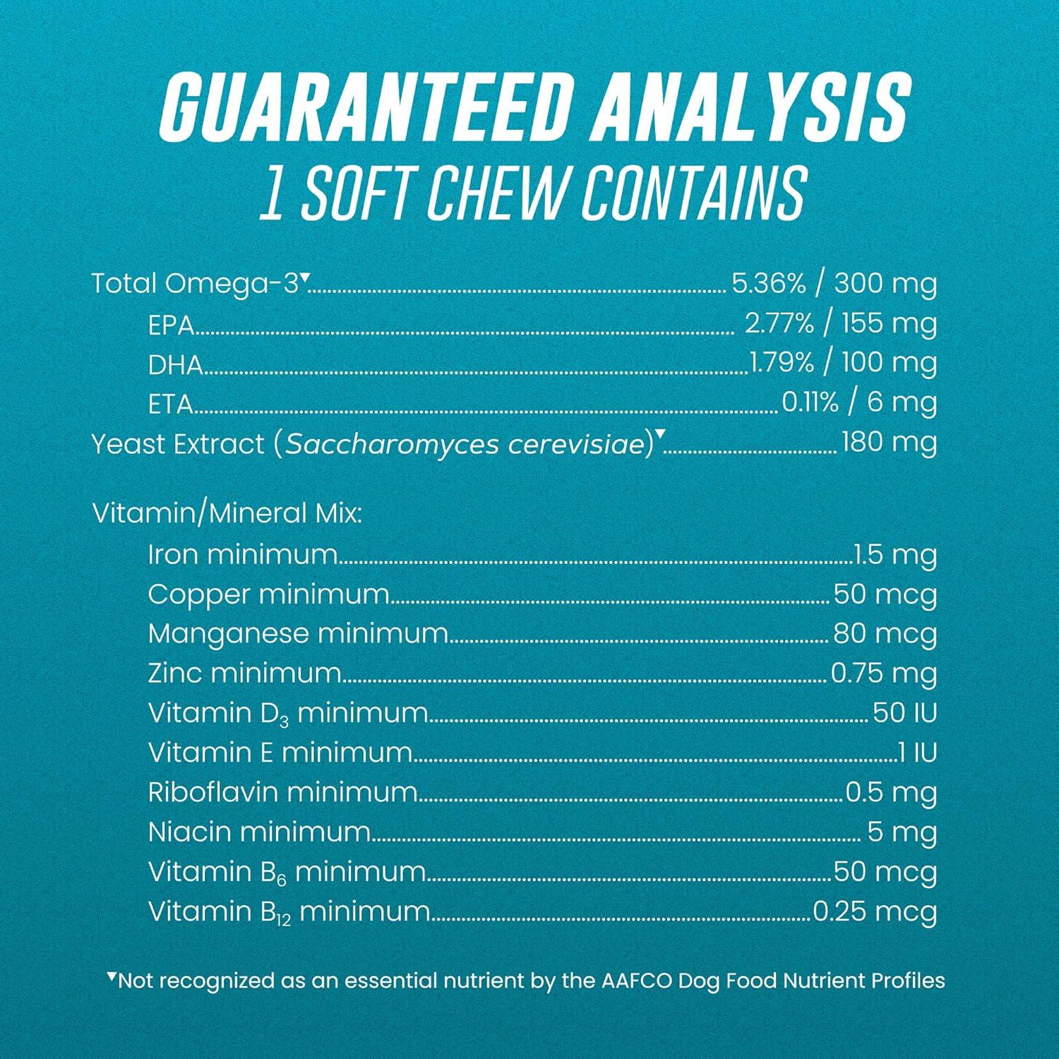 image:imageNutramax Welactin Omega 3 Fish Oil for Dogs Skin and Coat Health Supplement Plus Immune and Overall Health Premium Omega 3 Fatty Acids Multivitamin For Dogs Soft Chews 60 Count