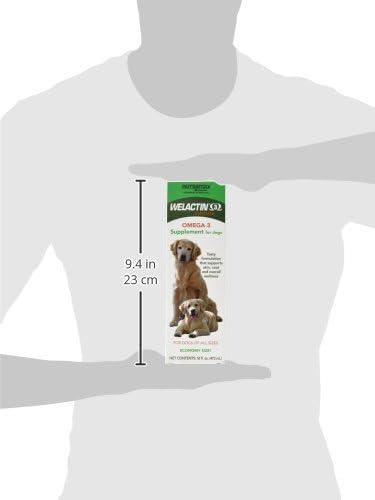 image:imageNutramax Welactin Omega 3 Fish Oil for Dogs Skin and Coat Health Supplement Plus Joint Immune Kidney and Brain Support Premium Omega 3 Fatty Acids For Dogs 16 Ounce Liquid16 oz 480 mL