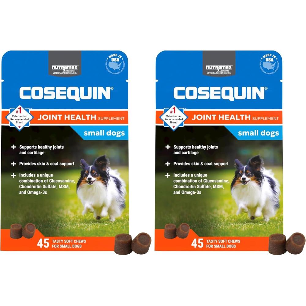 image:imageCosequin Minis Soft Chews Maximum Strength with MSM Plus Omega3 45 Count45 Count Pack of 2