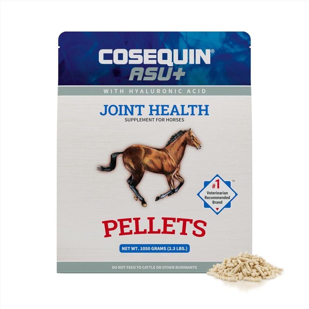image:imageNutramax Cosequin ASU Plus Joint Health Supplement for Horses  Pellets with Glucosamine Chondroitin MSM ASU ALA and Hyaluronic Acid 1050 Grams