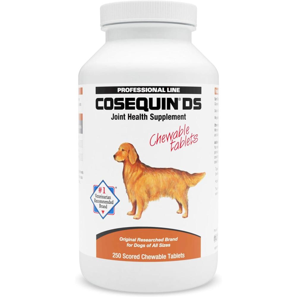 image:imageNutramax Cosequin for Dogs Joint Health Supplement Contains Glucosamine for Dogs Plus Chondroitin Supports Healthy Joints Chewable Tablets 132 Count500 Count