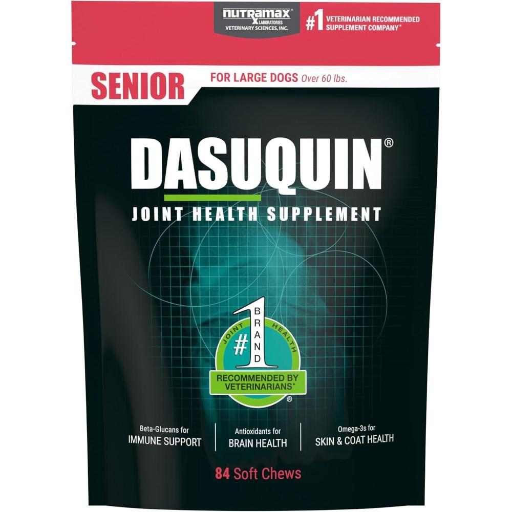 image:imageNutramax Dasuquin Joint Health Supplement for Small to Medium Senior Dogs  for Immune Support Skin amp Coat Health and Brain Health 84 Soft ChewsLarge Dog
