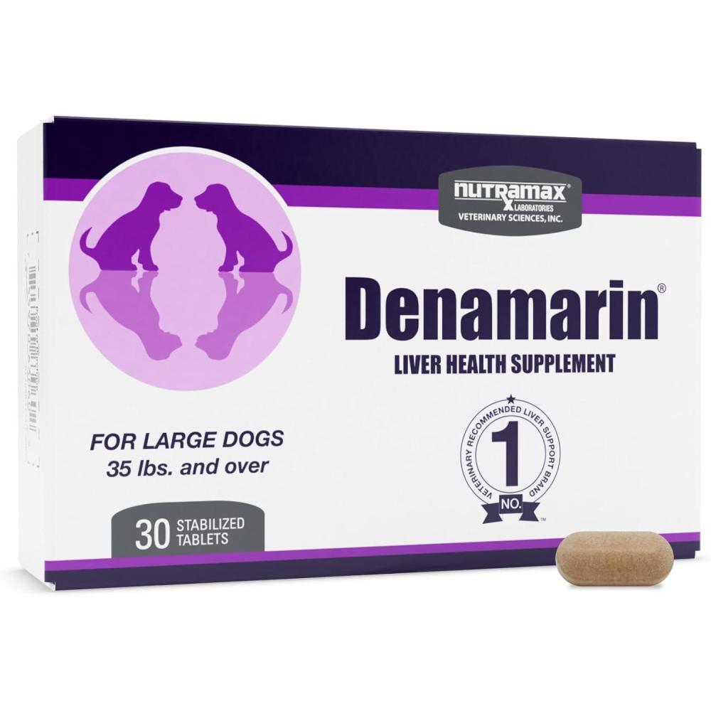 image:imageNutramax Denamarin Liver Health Supplement for Large Dogs  With SAdenosylmethionine SAMe and Silybin 30CountPack of 130CountPack of 1