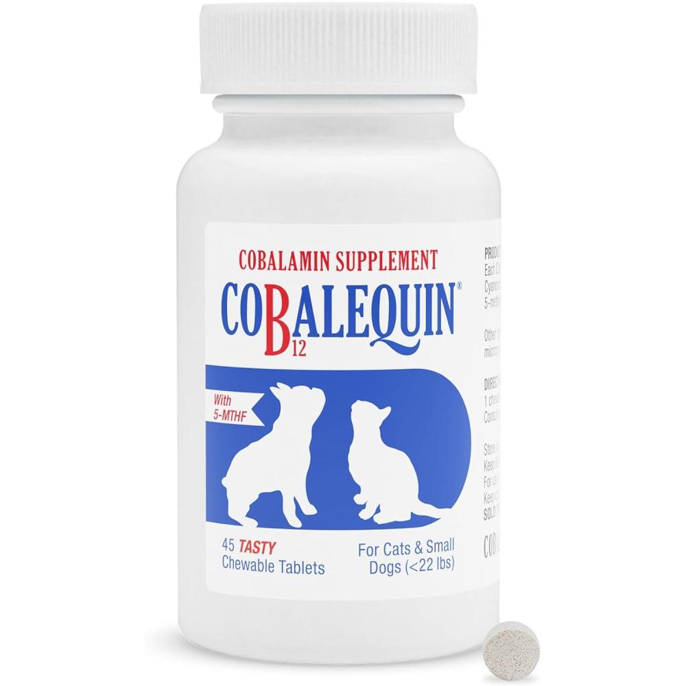 image:imageNutramax Laboratories Cobalequin B12 Supplement for Cats and Small Dogs 45 Count Pack of 1Small Dogs and Cats