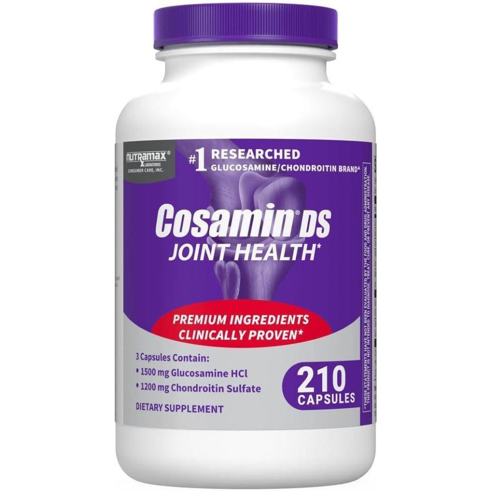 image:imageNutramax Laboratories Cosamin DS Joint Health Supplement with Glucosamine amp Chondroitin for Adult Men amp Women Joint Supplement 180 Capsules210 Count Pack of 1