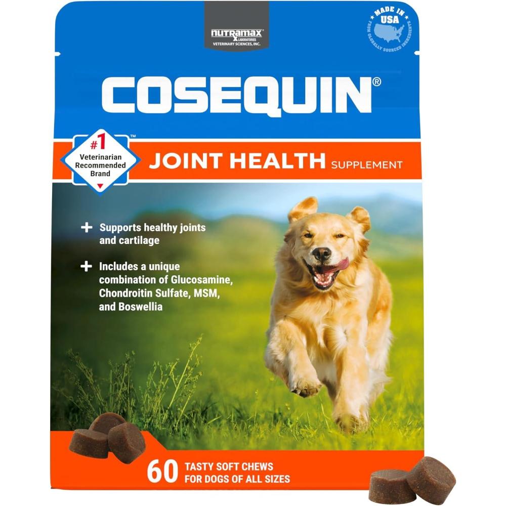 image:imageNutramax Laboratories Cosequin DS Plus MSM Professional Line for Dogs 60 Soft Chews1 Pack