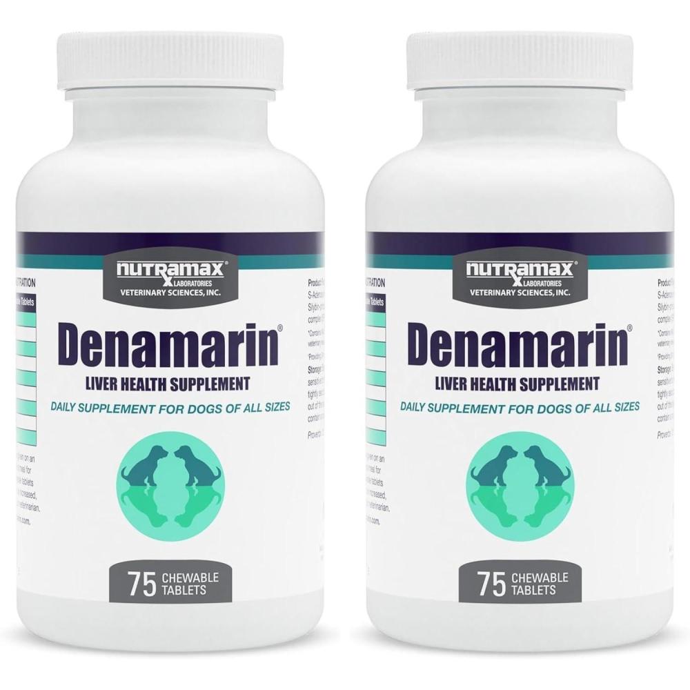 image:imageNutramax Laboratories Denamarin for Dogs Chewable Tablets 75 Count75 Count Pack of 2