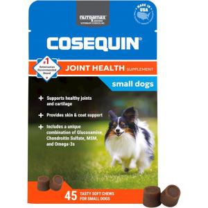 Cosequin Minis Soft Chews Maximum Strength with MSM Plus Omega3, 45 Count(45 Count)