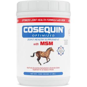 Nutramax Cosequin Optimized with MSM Joint Health Supplement for Horses – Powder with Glucosamine and Chondroitin, 1400 Grams(3 Pound (Pack of 1))