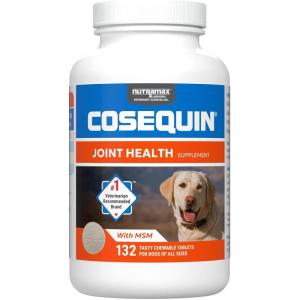 Nutramax Cosequin for Dogs Joint Health Supplement, Contains Glucosamine for Dogs, Plus Chondroitin and MSM, Supports Healthy Joints, Chewable Tablets, 250 Count(264 count)