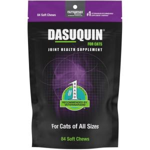 Nutramax Dasuquin Joint Health Supplement for Cats – With Glucosamine, Chondroitin, ASU, Boswellia Serrata Extract, Green Tea Extract, and Omega-3, 84 Soft Chews(84 Count (Pack of 1))