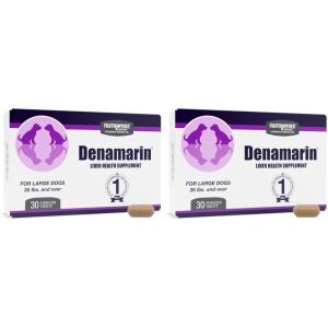 Nutramax Denamarin Liver Health Supplement for Large Dogs – With S-Adenosylmethionine (SAMe) and Silybin, 30Count(Pack of 1)(30Count(Pack of 2))