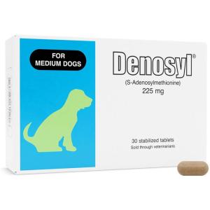 Nutramax Denosyl Liver and Brain Health Supplement for Medium Dogs – With S-Adenosylmethionine (SAMe), 30 Tablets(30)