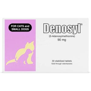 Nutramax Denosyl Liver and Brain Health Supplement for Small Dogs and Cats, With S-Adenosylmethionine (SAMe), 30 Tablets(Small Dog/Cat (Under 12 lbs))