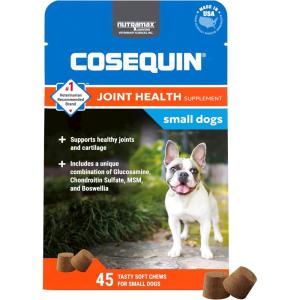 Nutramax Laboratories Cosequin Plus MSM & Boswellia Mini Sized Soft Chews(1 Count (Pack of 1))